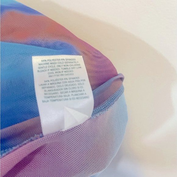 Wild Fable Tie Dye Bikini with Matching Mesh Cover Up - size medium - Picture 13 of 15